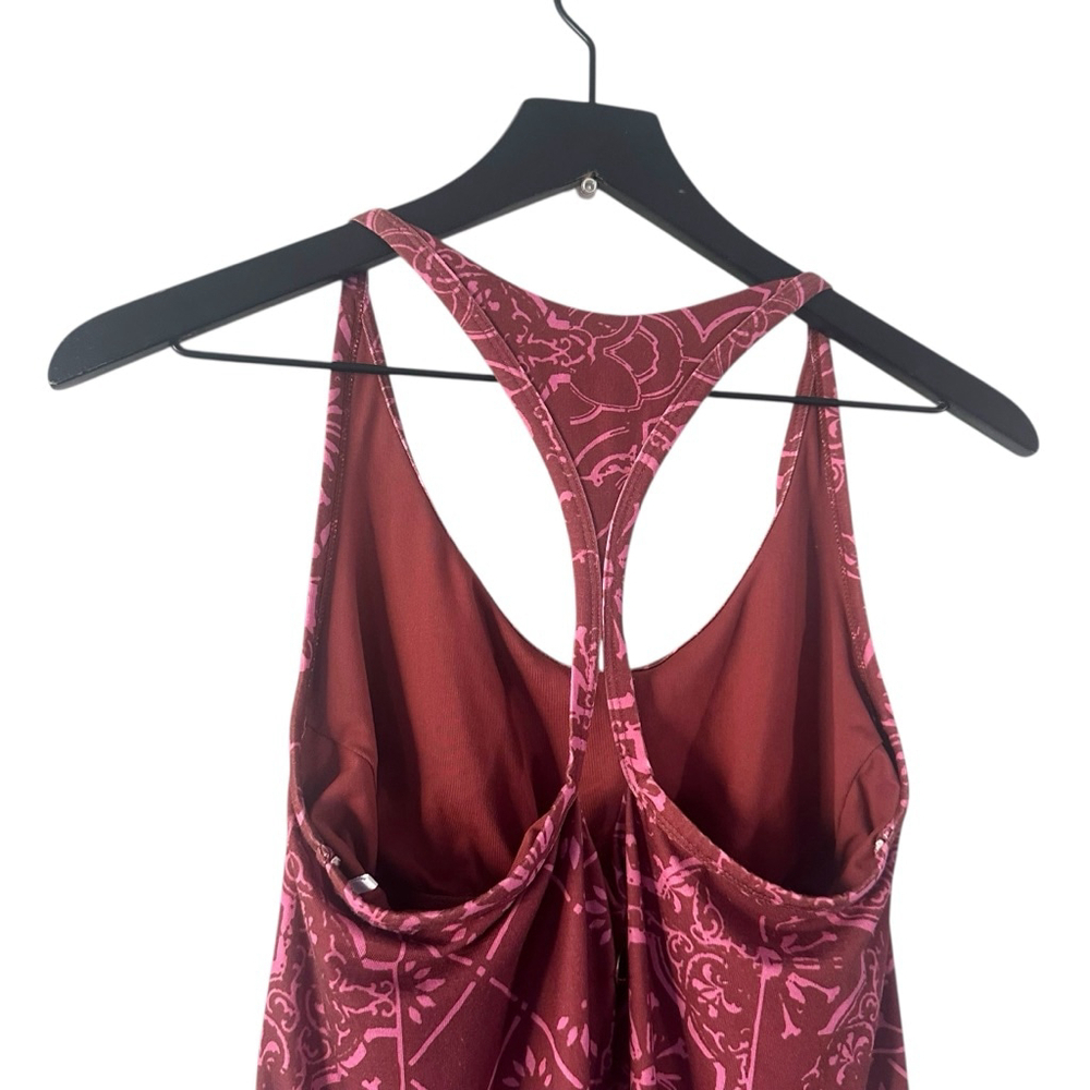 prAna Burgundy Pink Racerback Travel Dress w/ Pocket Size Small - Picture 5 of 9